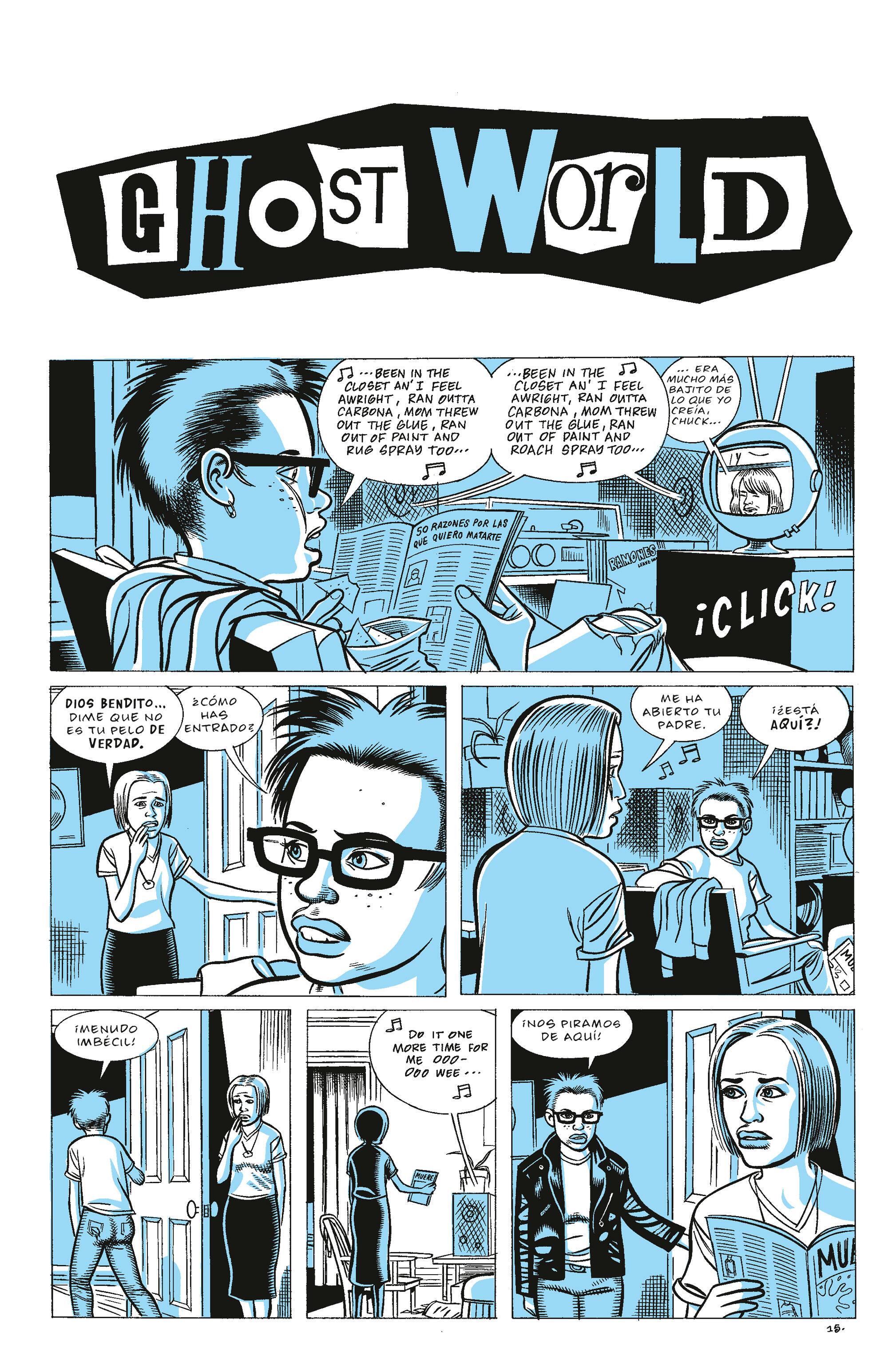 “Ghost World”, una de las historias incluidas en ‘Bola ocho’ de Daniel Clowes